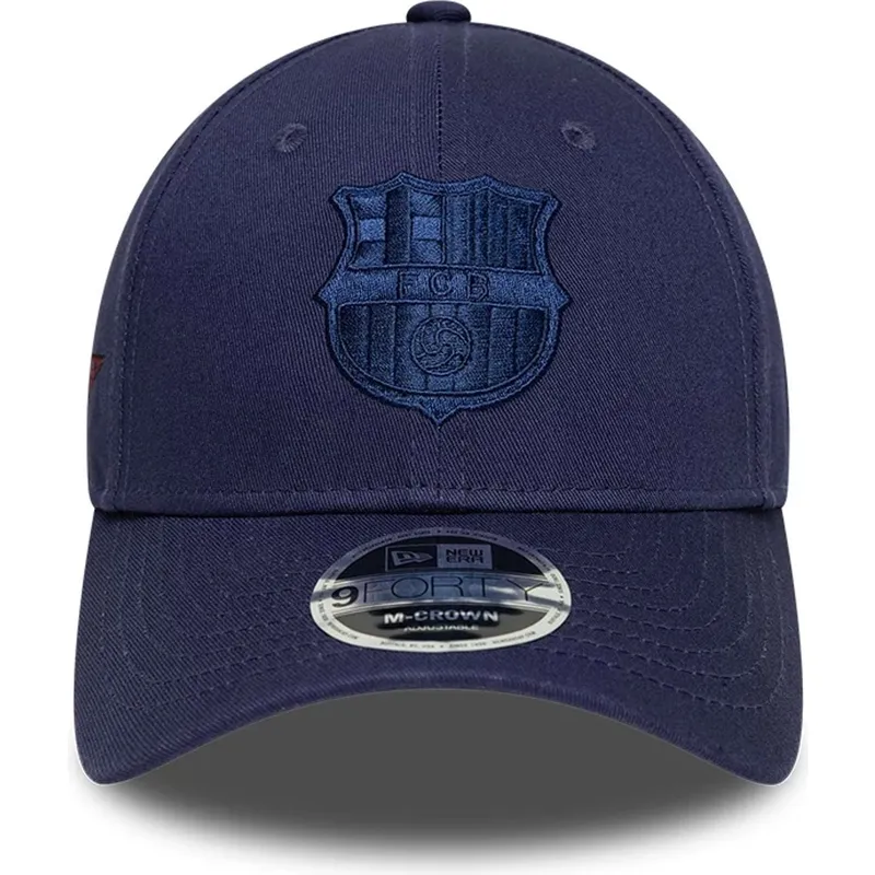 petten-gebogen-marineblauw-snapback-9forty-m-crown-ajustable-van-fc-barcelona-laliga-van-new-era