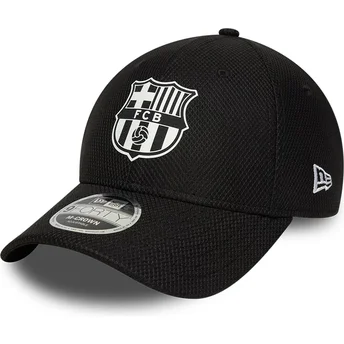 Svart kurvad snapback-keps FC Barcelona LALIGA 9FORTY M-Crown Diamond Era från New Era