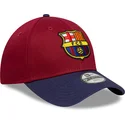 cappellino-curvo-rosso-e-blu-regolabile-per-bambino-fc-barcelona-laliga-9forty-contrast-di-new-era