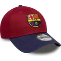 cappellino-curvo-rosso-e-blu-regolabile-fc-barcelona-laliga-9forty-contrast-di-new-era