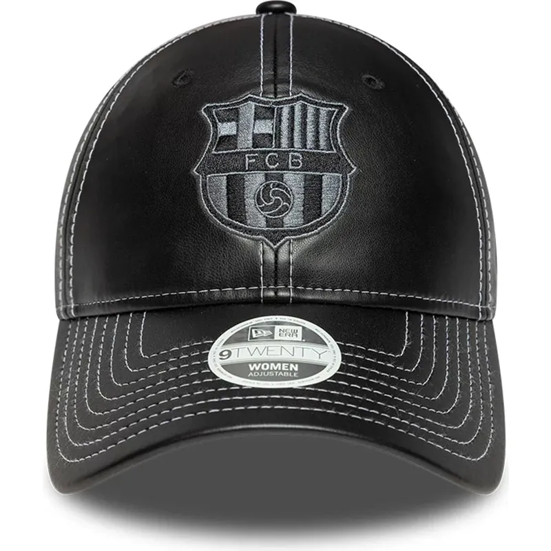 petten-gebogen-zwart-snapback-9twenty-ajustable-van-fc-barcelona-laliga-van-new-era