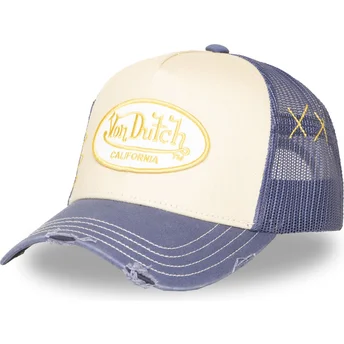 Petten gebogen multicolor snapback van Von Dutch