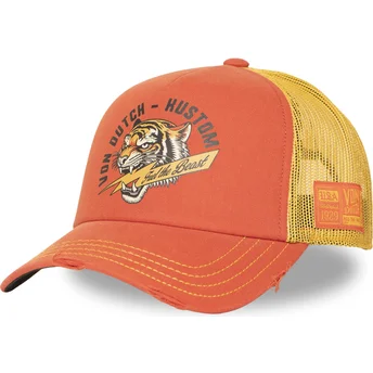 Petten gebogen meerkleurig snapback CREW33 van Von Dutch