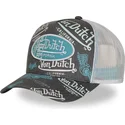 von-dutch-cafe10-black-and-white-trucker-hat