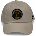 beige-bojd-justerbar-keps-club-unstructured-organic-cotton-fran-pittsburgh-pirates-mlb-av-nike