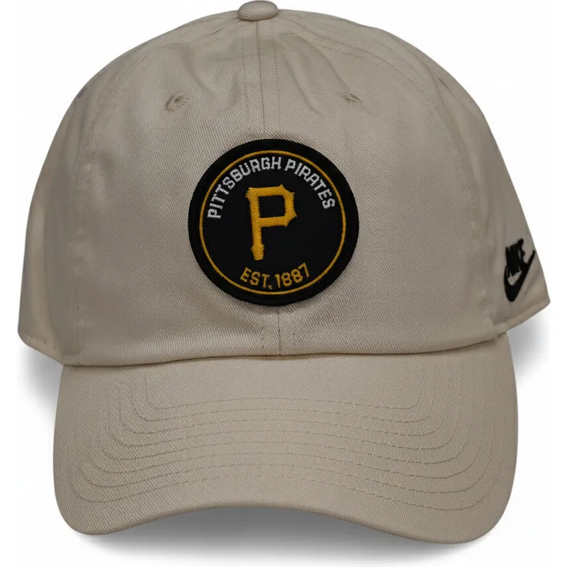 cappellino-curvo-beige-regolabile-club-unstructured-organic-cotton-dei-pittsburgh-pirates-mlb-di-nike