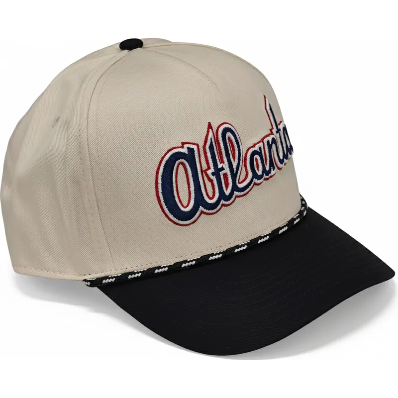 petten-gebogen-beige-snapback-rise-structured-van-atlanta-braves-mlb-van-nike