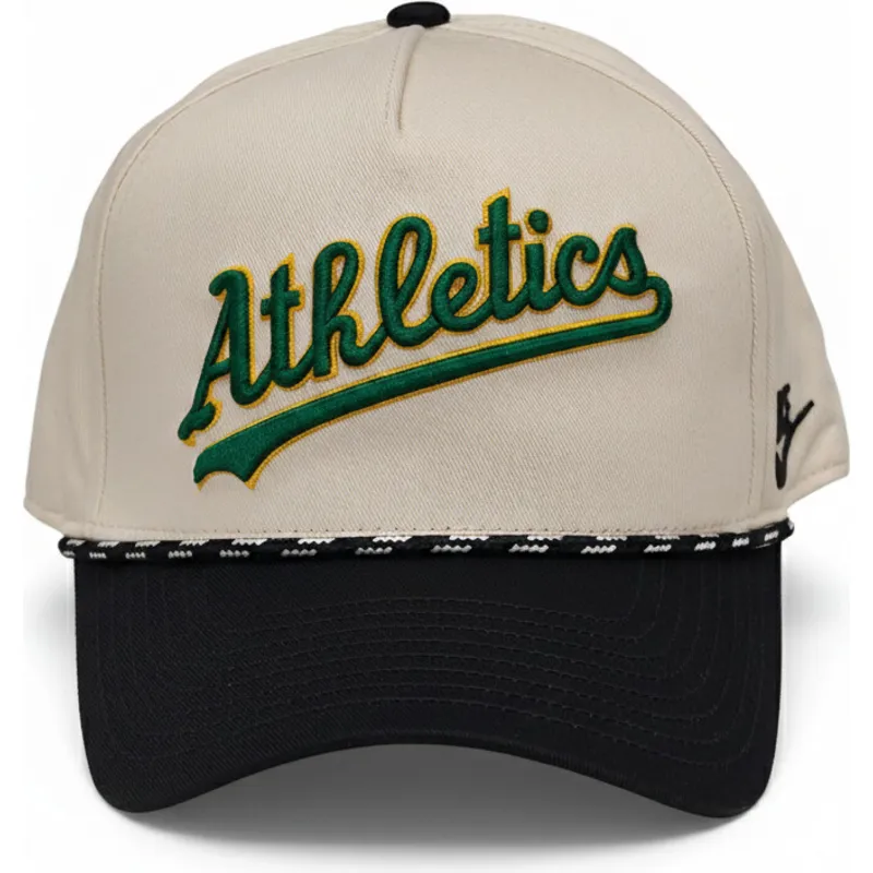 petten-gebogen-beige-snapback-rise-structured-van-oakland-athletics-mlb-van-nike