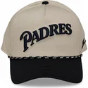 petten-gebogen-beige-snapback-rise-structured-van-san-diego-padres-mlb-van-nike