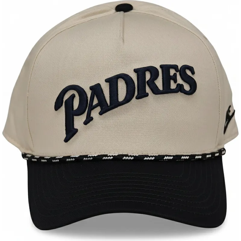 petten-gebogen-beige-snapback-rise-structured-van-san-diego-padres-mlb-van-nike