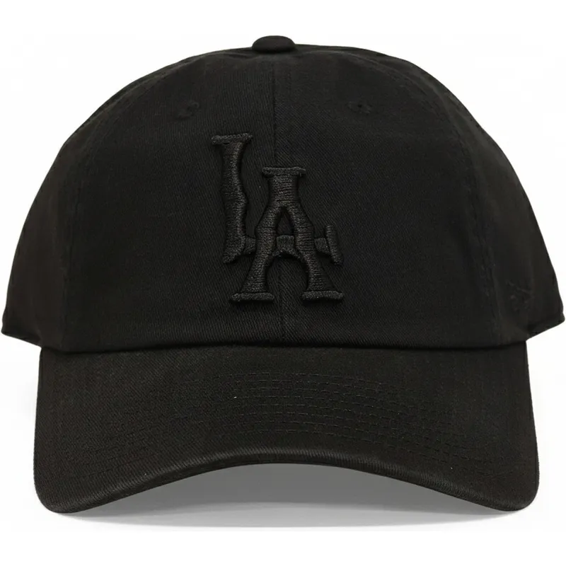 american-needle-curved-brim-black-logo-los-angeles-dodgers-ballpark-black-adjustable-cap