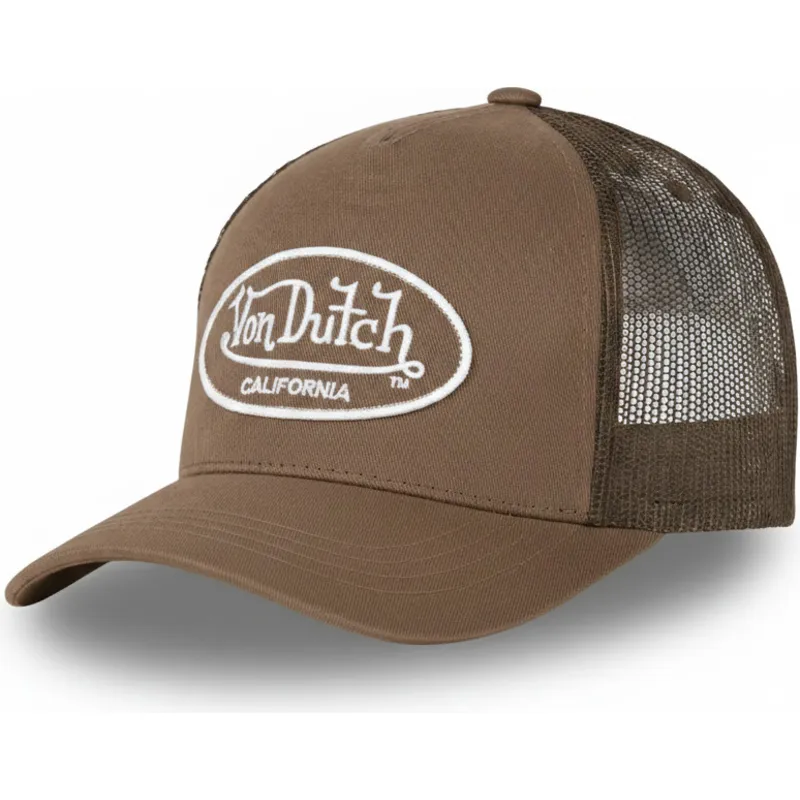 casquette-trucker-marron-ajustable-lof-b3-von-dutch