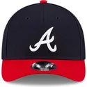 marinebla-og-rod-buet-kasket-snapback-9forty-m-crown-player-replica-fra-atlanta-braves-mlb-fra-new-era