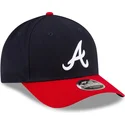 marineblaue-und-rote-gebogene-snapback-kappe-9forty-m-crown-player-replica-der-atlanta-braves-mlb-von-new-era