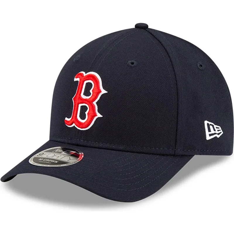 marinbla-kurvad-keps-snapback-9forty-m-crown-player-replica-fran-boston-red-sox-mlb-av-new-era