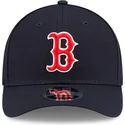 casquette-courbee-bleue-marine-snapback-9forty-m-crown-player-replica-boston-red-sox-mlb-new-era