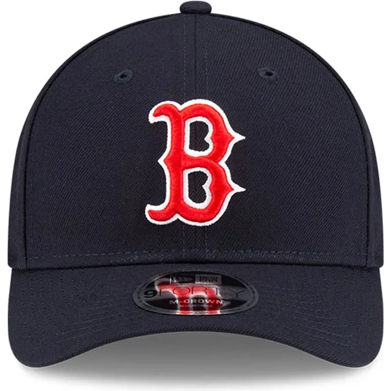 petten-gebogen-marineblauw-snapback-9forty-m-crown-player-replica-van-boston-red-sox-mlb-van-new-era