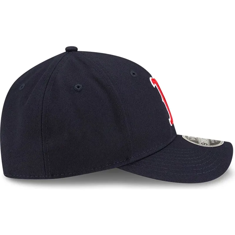 cappellino-visiera-curva-blu-marino-snapback-9forty-m-crown-player-replica-di-boston-red-sox-mlb-di-new-era