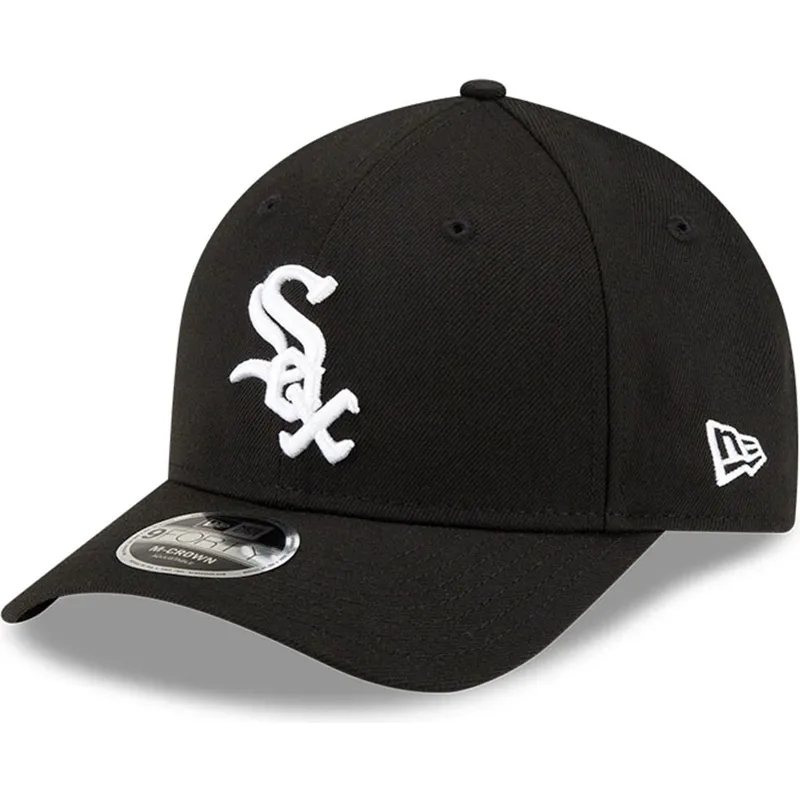 gorra-curva-negra-snapback-9forty-m-crown-player-replica-de-chicago-white-sox-mlb-de-new-era