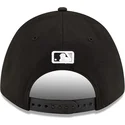 new-era-curved-brim-9forty-m-crown-player-replica-chicago-white-sox-mlb-black-snapback-cap