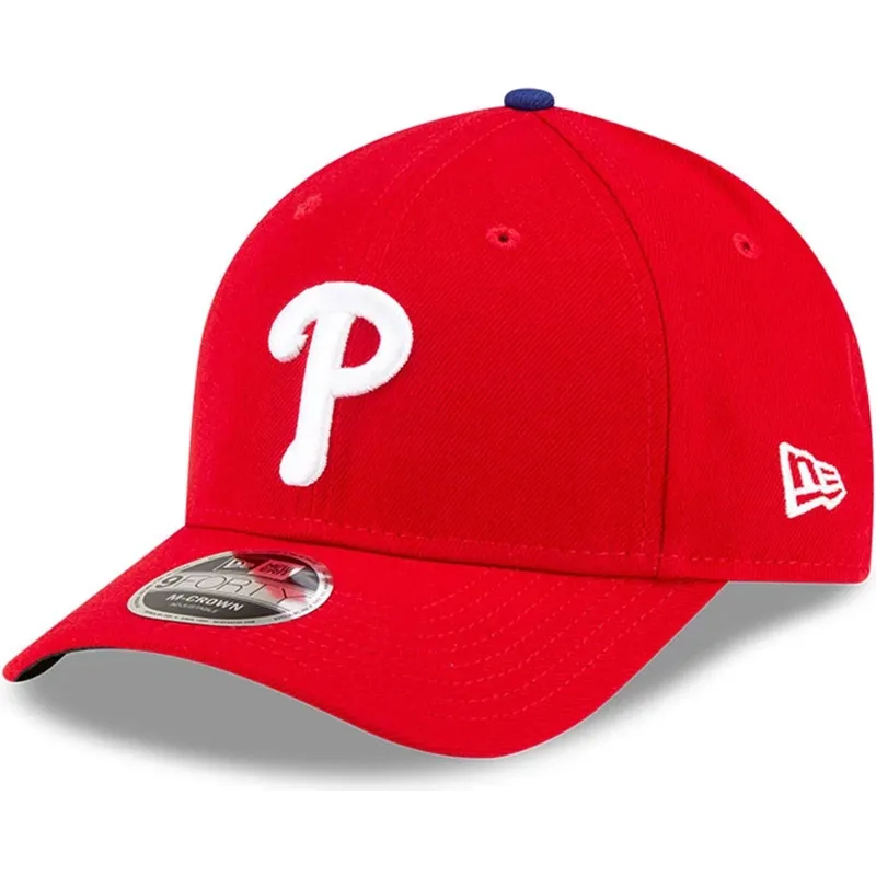 petten-gebogen-rood-snapback-9forty-m-crown-player-replica-van-philadelphia-phillies-mlb-van-new-era