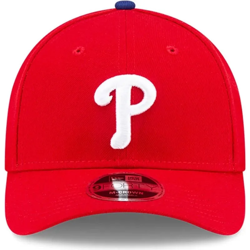 rod-kurvet-snapback-kasket-9forty-m-crown-player-replica-fra-philadelphia-phillies-mlb-fra-new-era