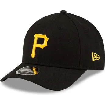 Sort curved snapback kasket 9FORTY M-Crown Player Replica fra Pittsburgh Pirates MLB fra New Era