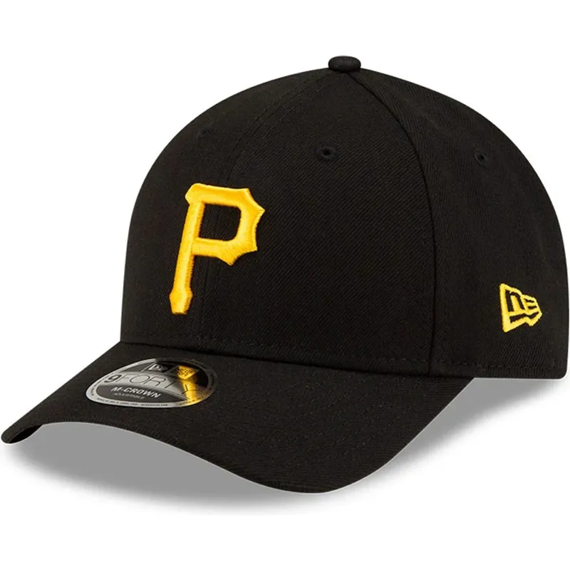 cappellino-curvo-nero-snapback-9forty-m-crown-player-replica-di-pittsburgh-pirates-mlb-di-new-era