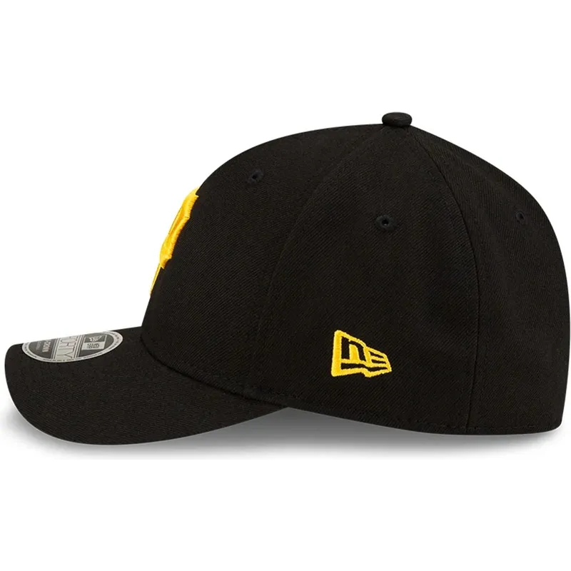 sort-curved-snapback-kasket-9forty-m-crown-player-replica-fra-pittsburgh-pirates-mlb-fra-new-era
