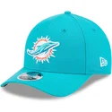cappellino-visiera-curva-blu-snapback-9forty-m-crown-team-di-miami-dolphins-nfl-di-new-era