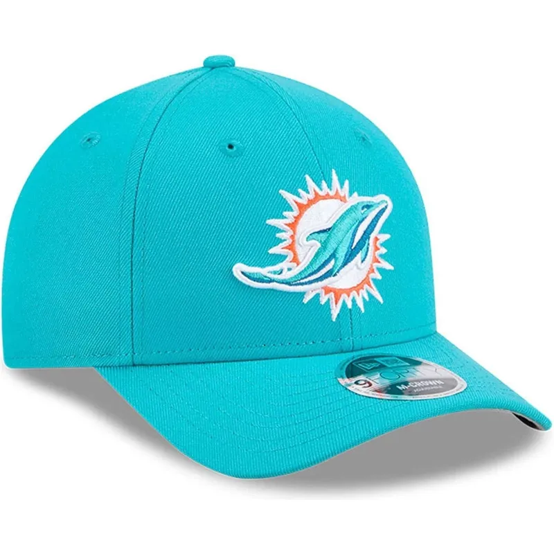 cappellino-visiera-curva-blu-snapback-9forty-m-crown-team-di-miami-dolphins-nfl-di-new-era