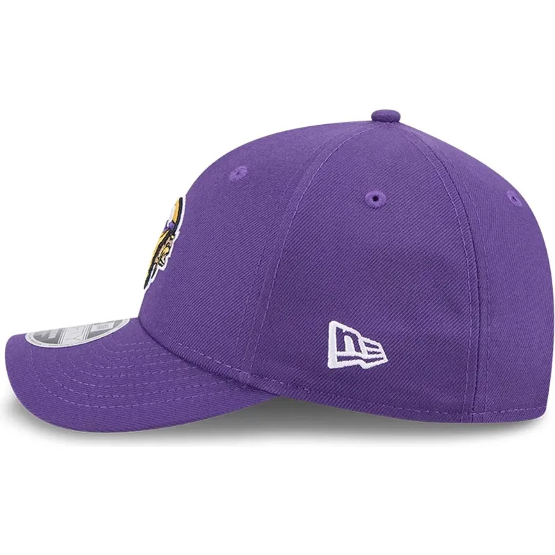 new-era-curved-brim-9forty-m-crown-team-minnesota-vikings-nfl-purple-snapback-cap