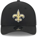 schwarze-gebogene-snapback-kappe-9forty-m-crown-team-der-new-orleans-saints-nfl-von-new-era