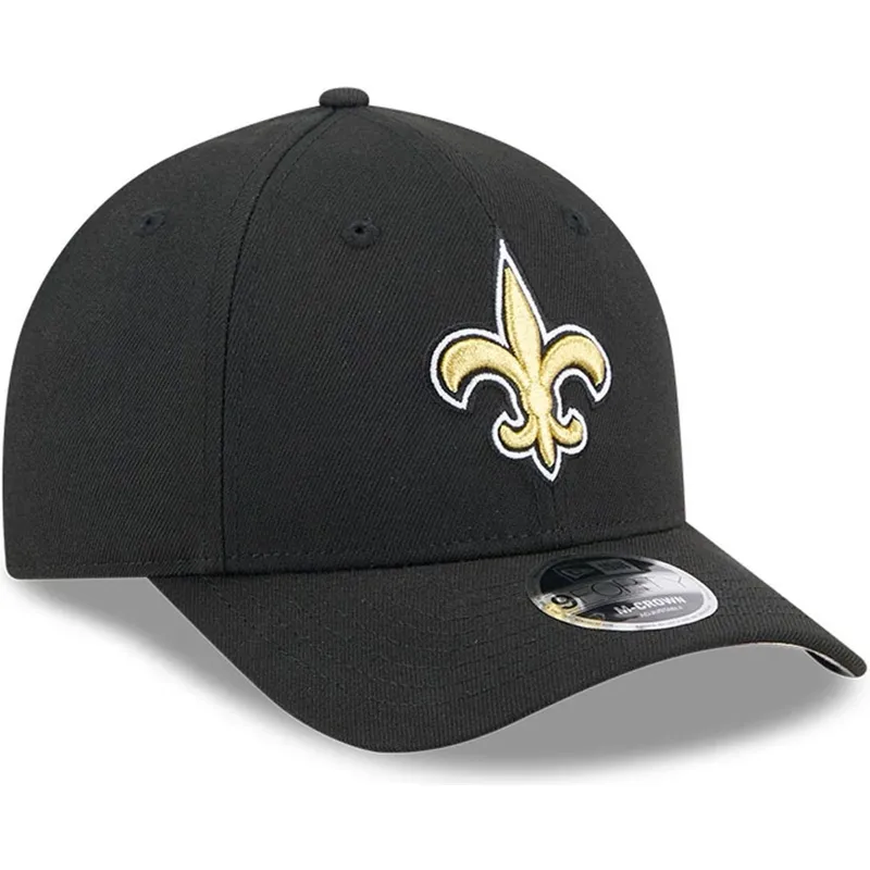 buet-sort-snapback-kasket-9forty-m-crown-team-fra-new-orleans-saints-nfl-fra-new-era