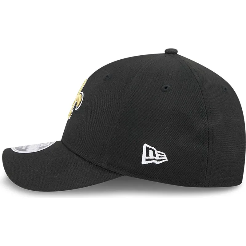 schwarze-gebogene-snapback-kappe-9forty-m-crown-team-der-new-orleans-saints-nfl-von-new-era
