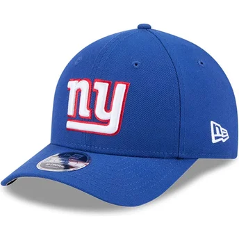 Petten gebogen blauw snapback 9FORTY M-Crown Team van New York Giants NFL van New Era