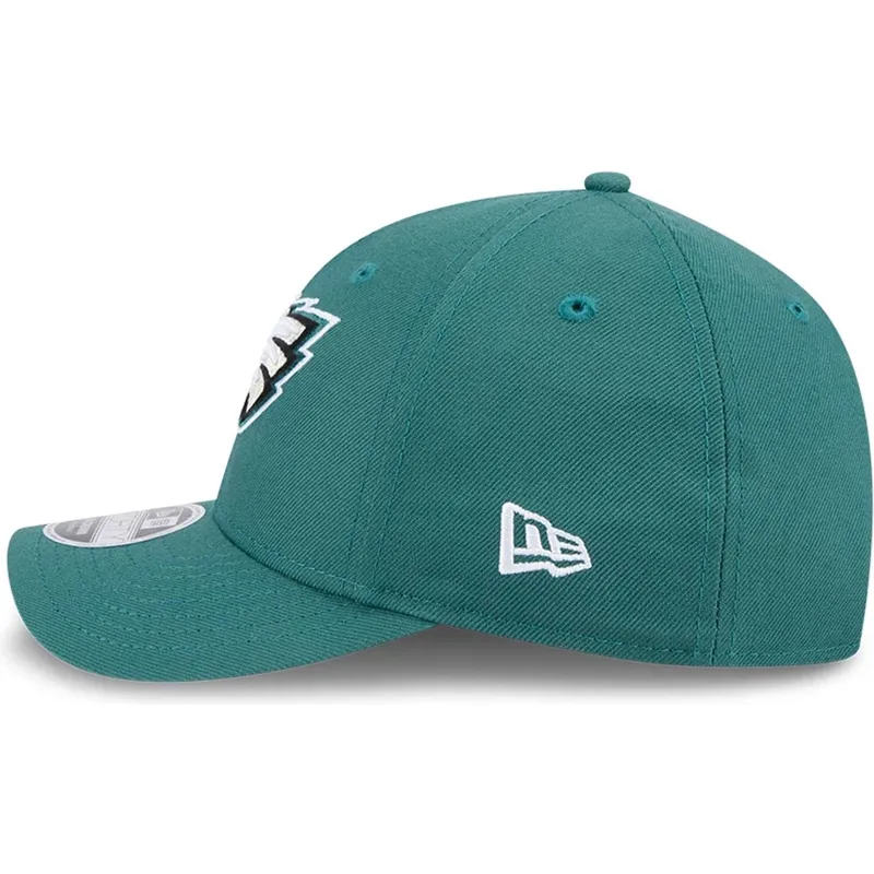petten-gebogen-groen-snapback-9forty-m-crown-team-van-philadelphia-eagles-nfl-van-new-era