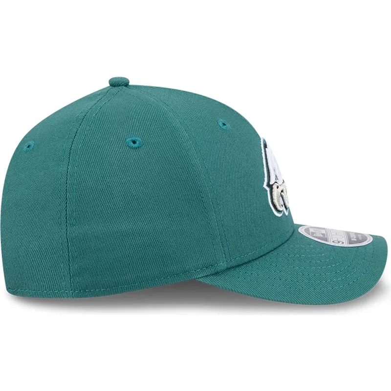 petten-gebogen-groen-snapback-9forty-m-crown-team-van-philadelphia-eagles-nfl-van-new-era