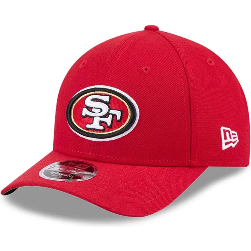 petten-gebogen-rood-snapback-9forty-m-crown-team-van-san-francisco-49ers-nfl-van-new-era