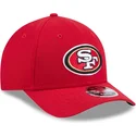petten-gebogen-rood-snapback-9forty-m-crown-team-van-san-francisco-49ers-nfl-van-new-era