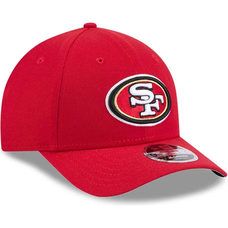 petten-gebogen-rood-snapback-9forty-m-crown-team-van-san-francisco-49ers-nfl-van-new-era