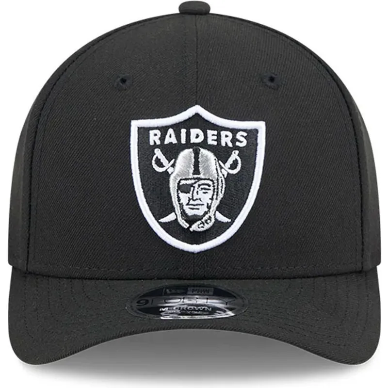 buet-sort-snapback-kasket-9forty-m-crown-team-fra-las-vegas-raiders-nfl-fra-new-era