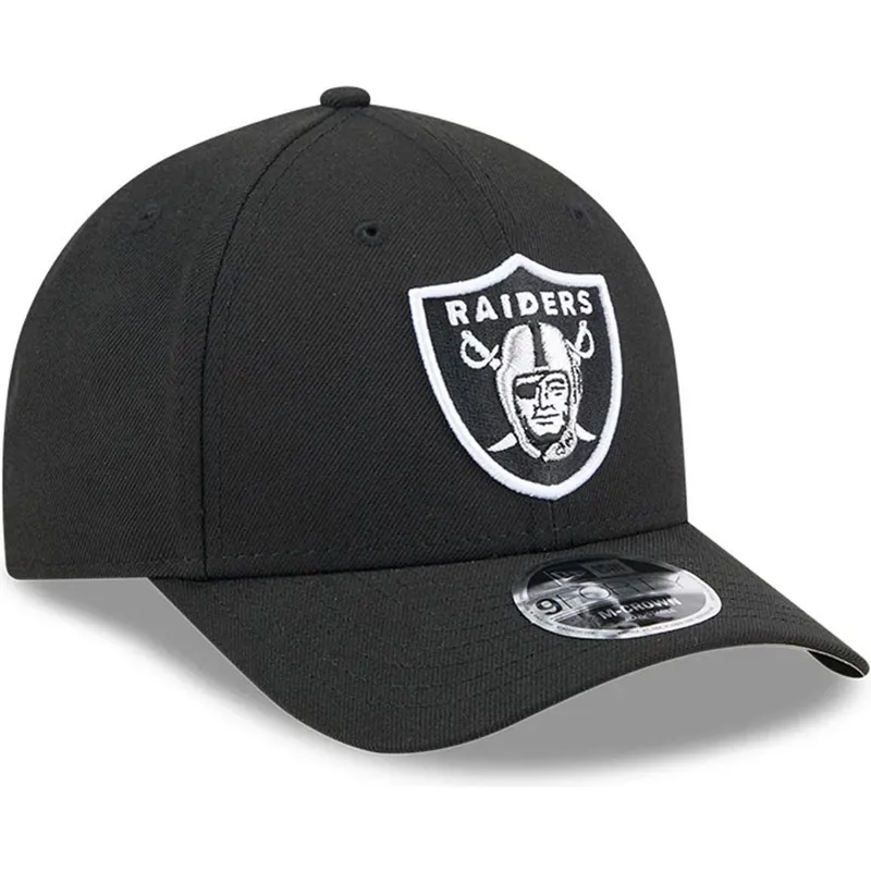cappellino-curvo-nero-snapback-9forty-m-crown-team-dei-las-vegas-raiders-nfl-di-new-era