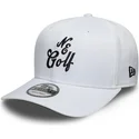 hvid-buet-kasket-snapback-9seventy-stretch-snap-technical-golf-fra-new-era