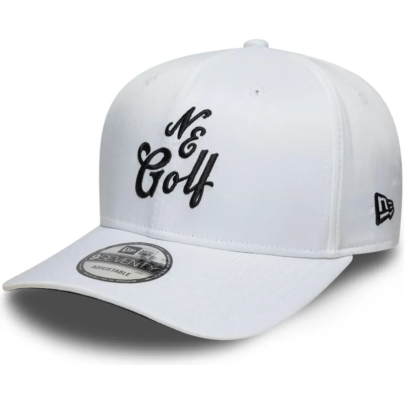 petten-gebogen-wit-snapback-9seventy-stretch-snap-technical-golf-van-new-era petten-gebogen-wit-snapback-9seventy-stretch-snap-technical-golf-van-new-era