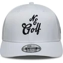 biala-zakrzywiona-czapka-snapback-9seventy-stretch-snap-technical-golf-new-era