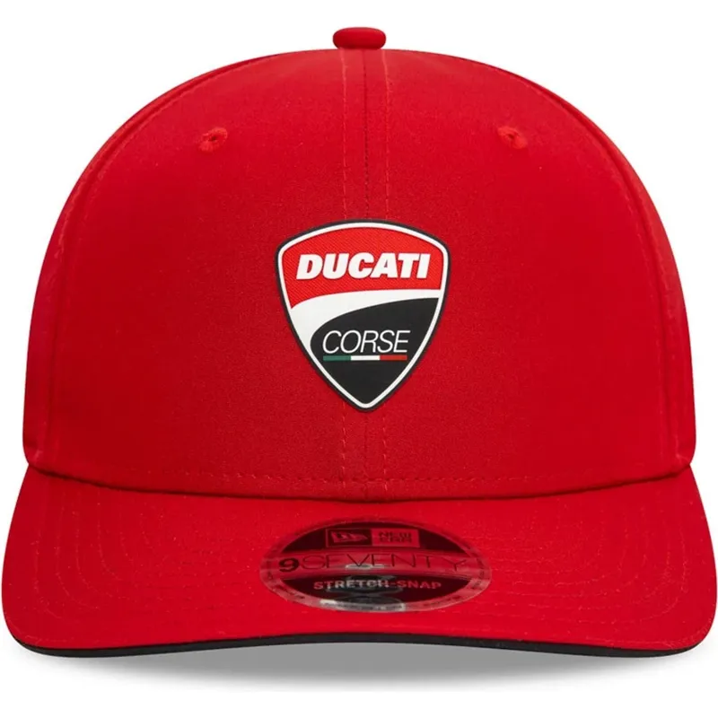 petten-gebogen-rood-snapback-9seventy-stretch-snap-core-van-ducati-motor-motogp-van-new-era