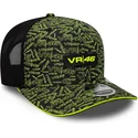 sort-og-gul-trucker-kasket-9seventy-stretch-snap-all-over-print-fra-valentino-rossi-vr46-motogp-fra-new-era