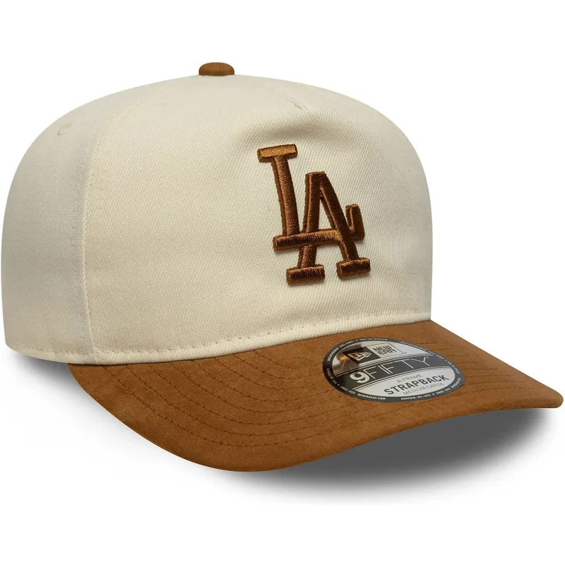 petten-gebogen-bruin-verstelbaar-9fifty-a-frame-suede-visor-van-los-angeles-dodgers-mlb-van-new-era petten-gebogen-bruin-verstelbaar-9fifty-a-frame-suede-visor-van-los-angeles-dodgers-mlb-van-new-era
