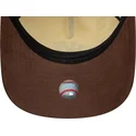 bojd-beige-och-brun-justerbar-keps-9fifty-a-frame-suede-visor-new-york-yankees-mlb-fran-new-era